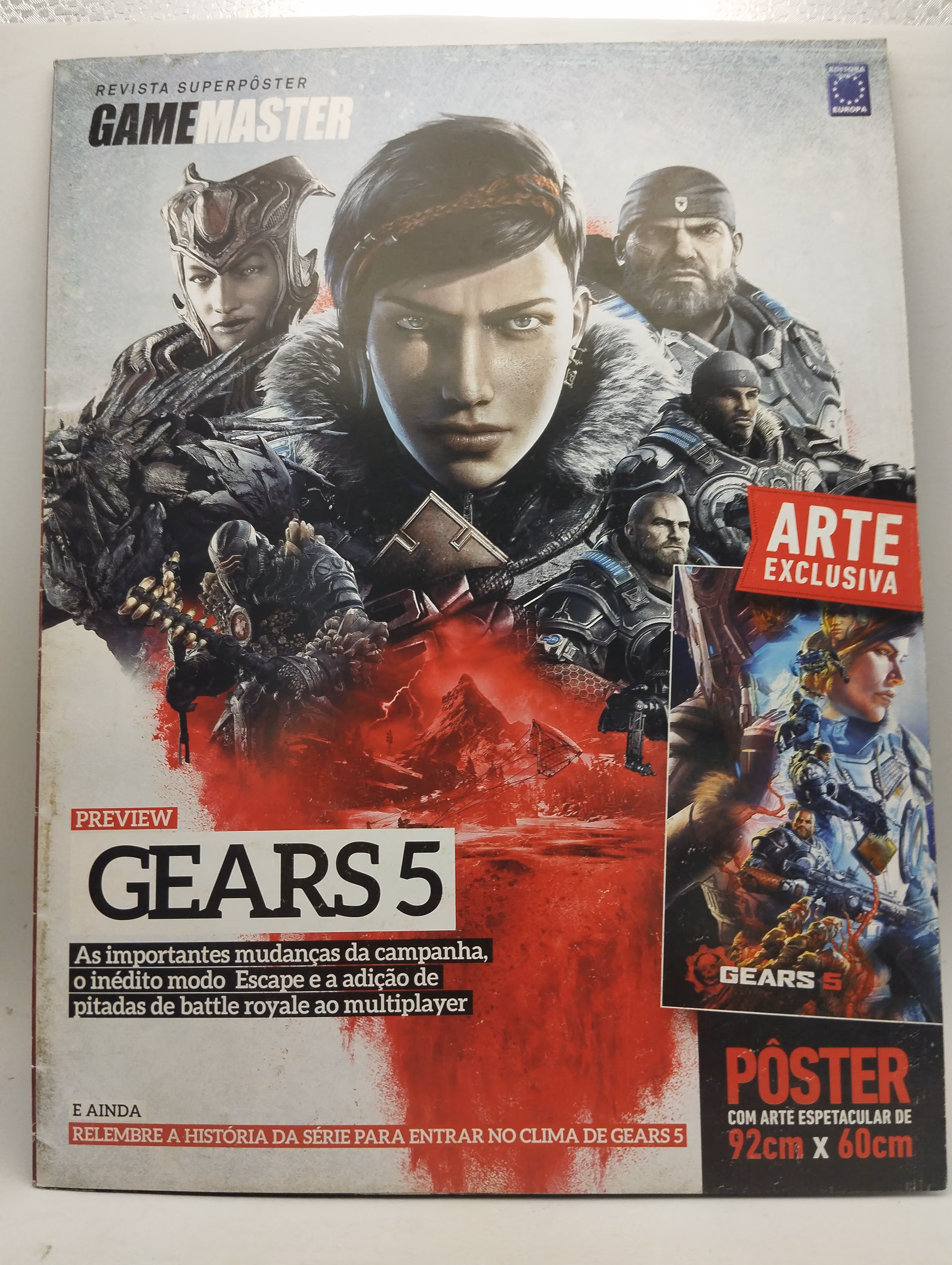 Revista Superpôster GameMaster Gears 5