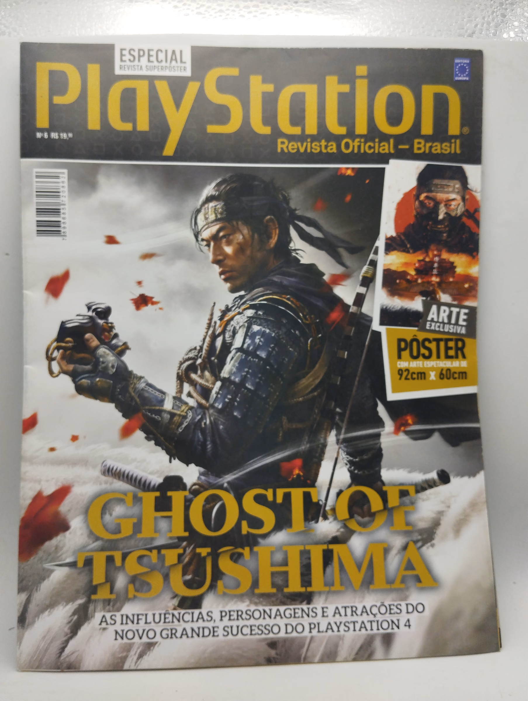 PlayStation Revista Oficial Brasil Nº 6 Ghost of Tsushima