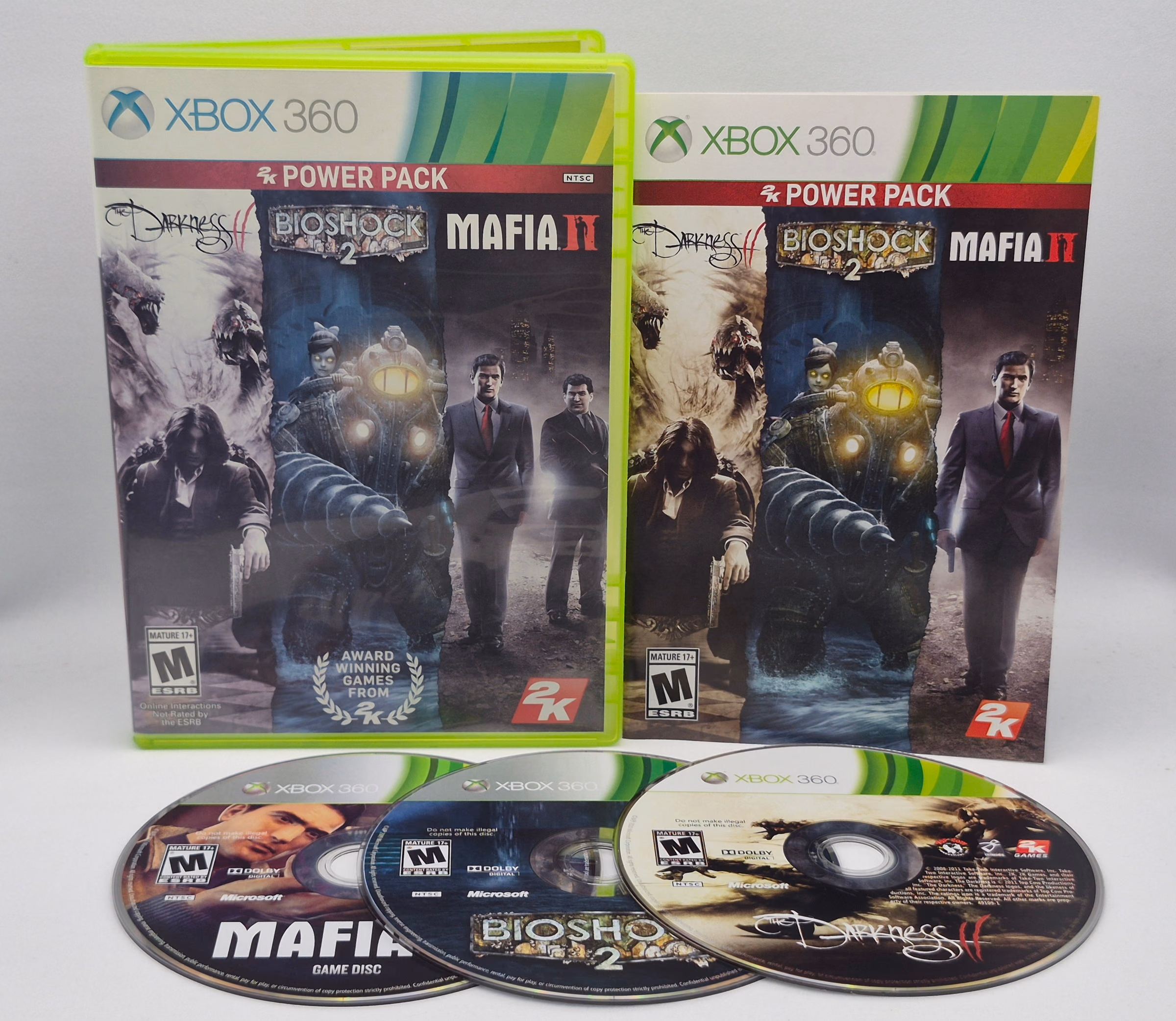 Xbox 360 2K Power Pack: The Darkness II, Bioshock 2, Mafia II - Xbox 360