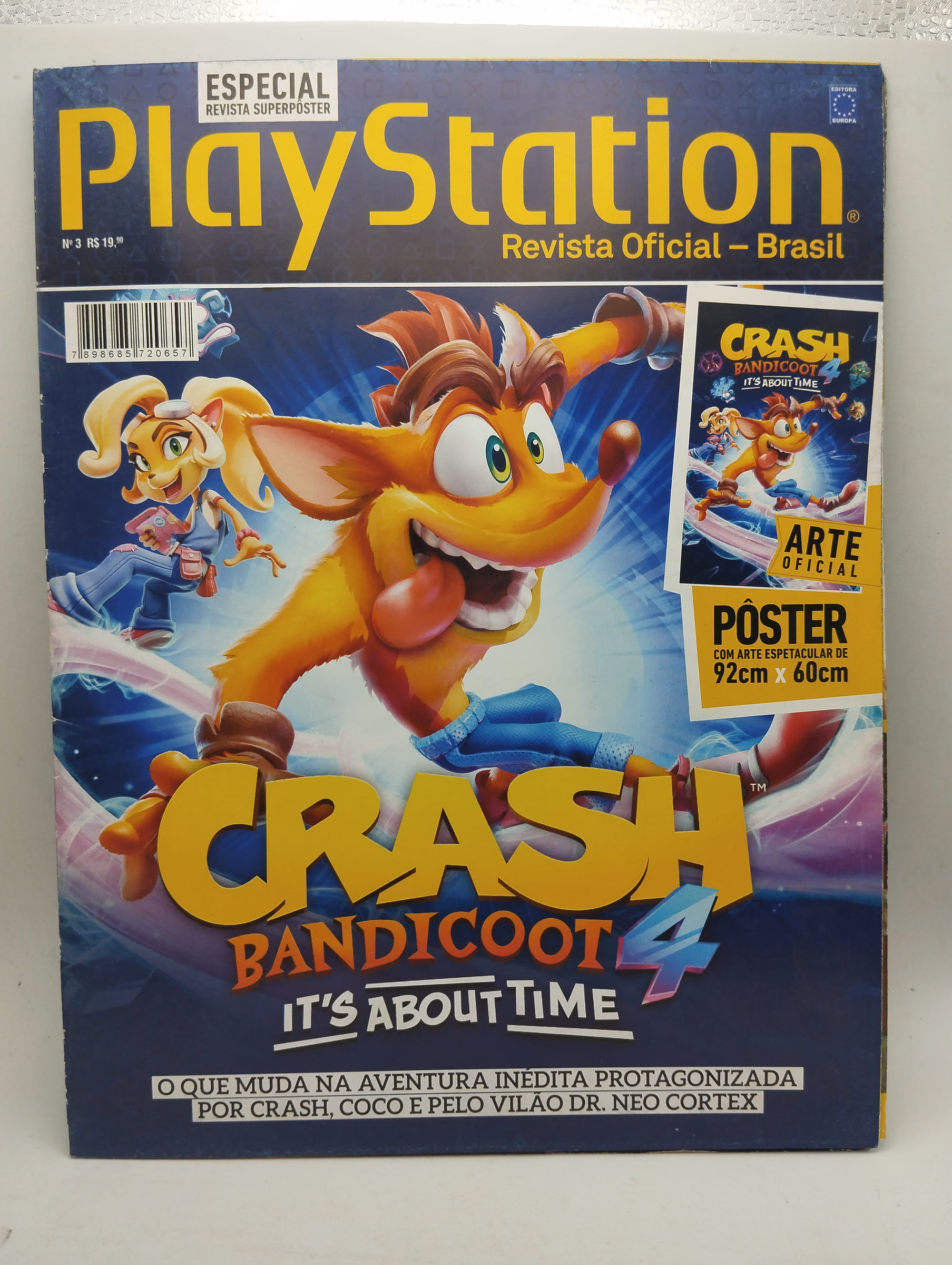 Revista PlayStation Especial N3 Crash Bandicoot 4 It's About Time - PlayStation
