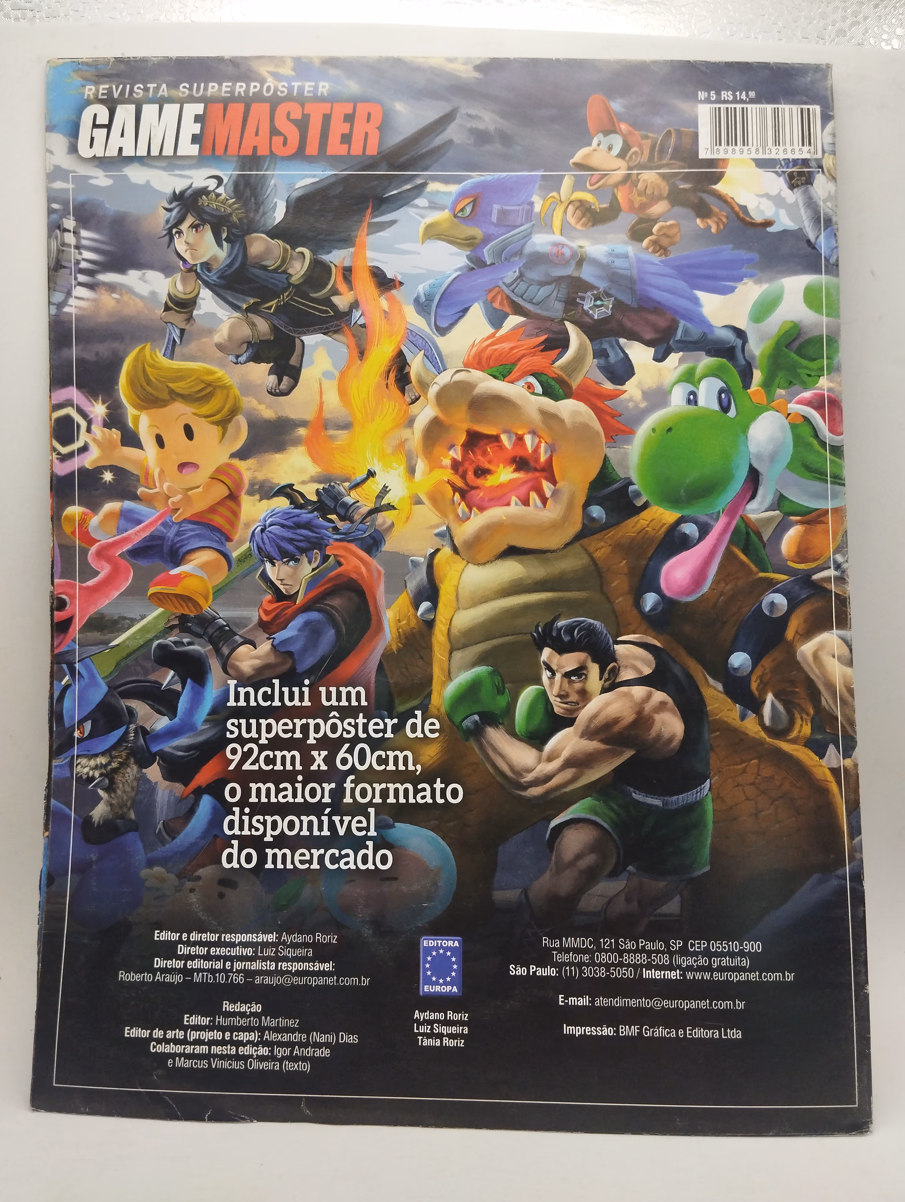 Game Master Superposter - Diversos - Smash Bros