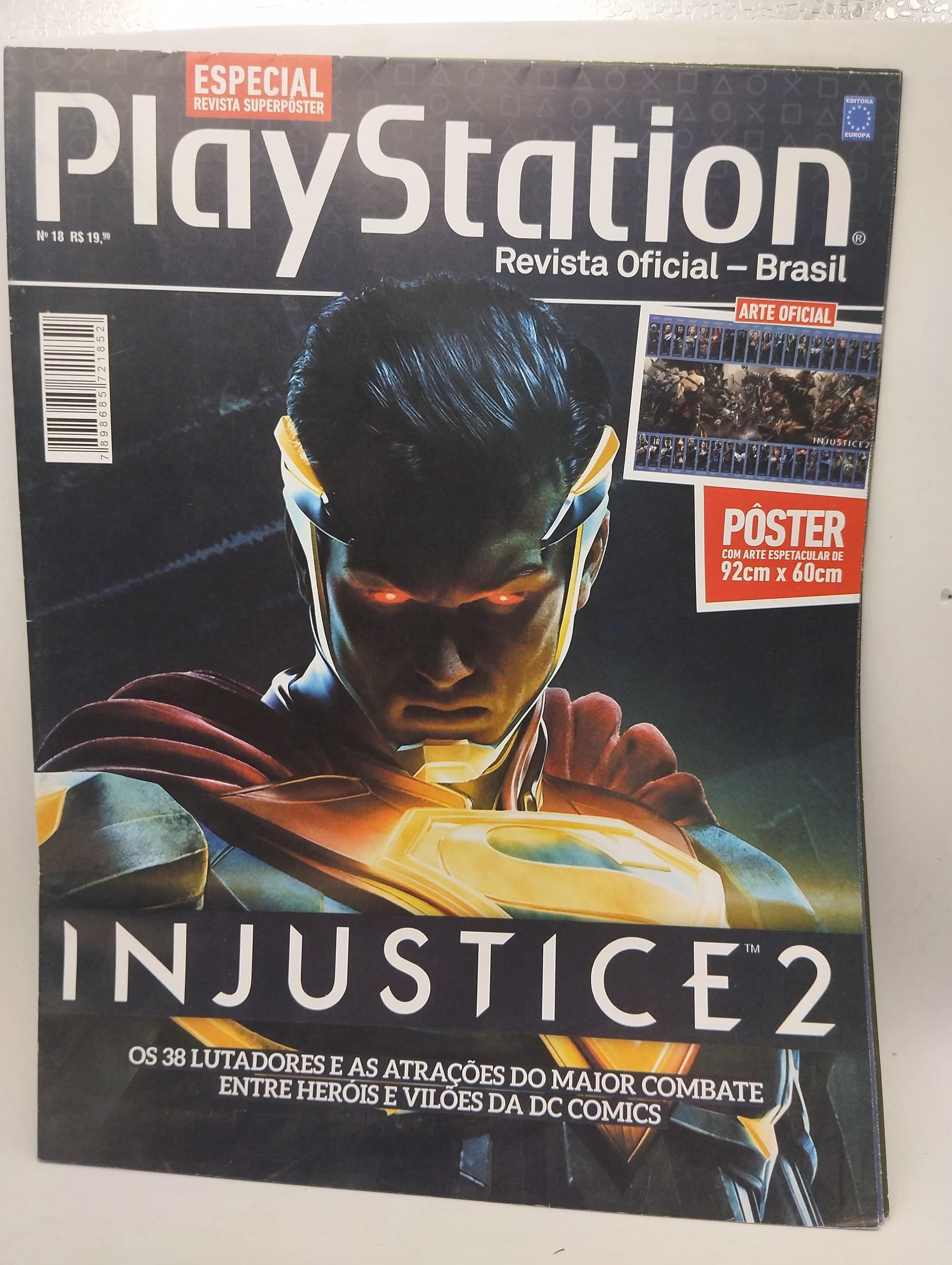 PlayStation Revista Oficial Brasil Nº 18 Injustice 2 - PlayStation - Injustice 2