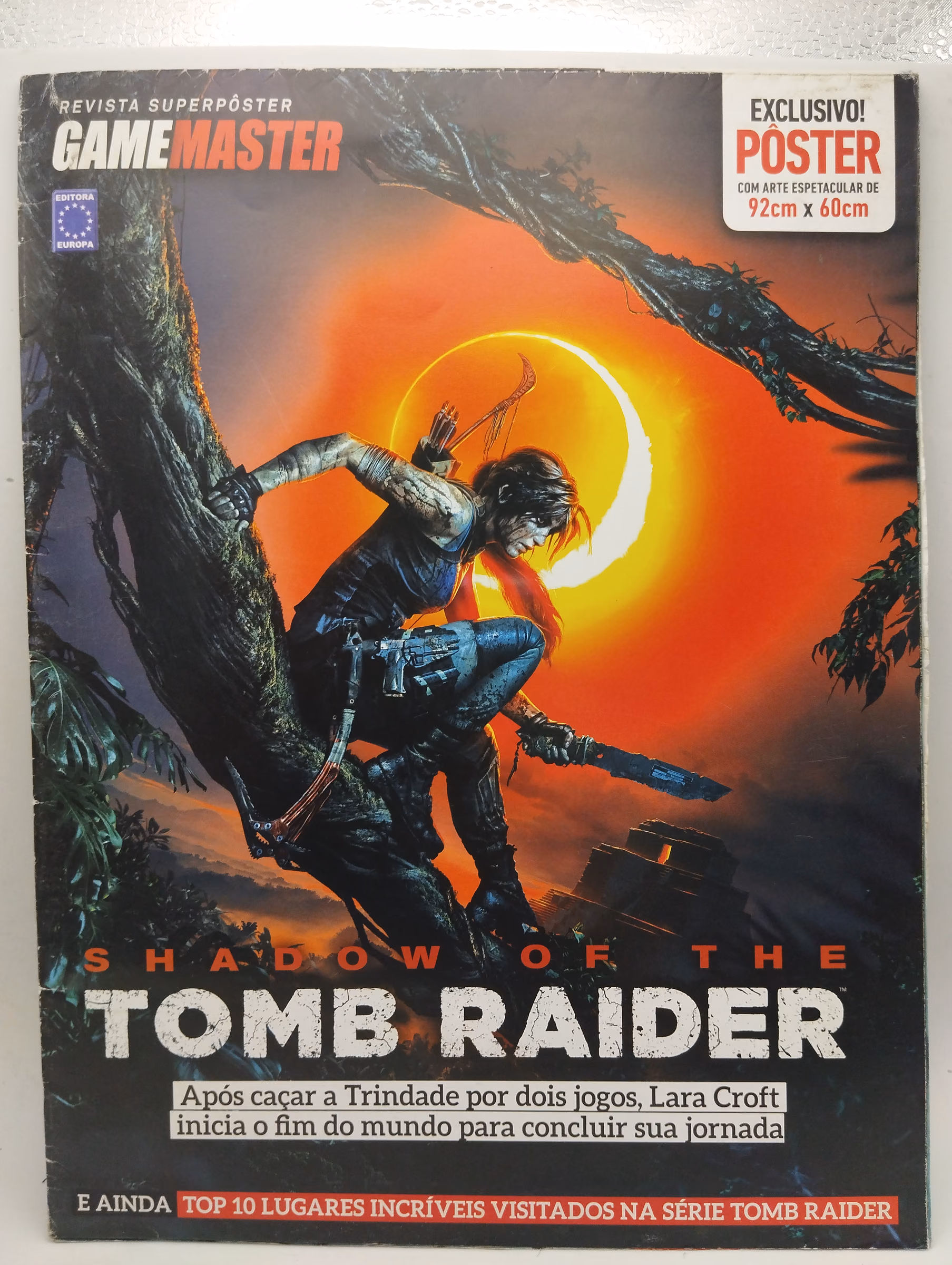 Revista Superpôster Game Master Shadow of the Tomb Raider - Shadow of Tomb Raider