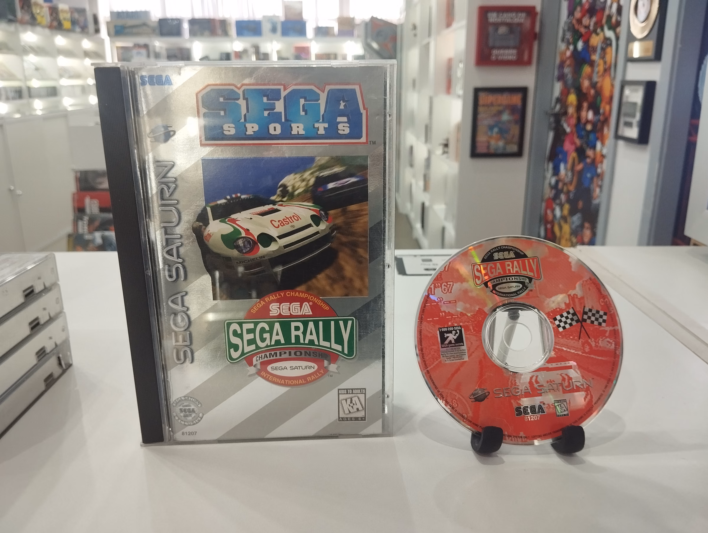 Sega Rally Championship - Sega Saturn - Mídia Vazada